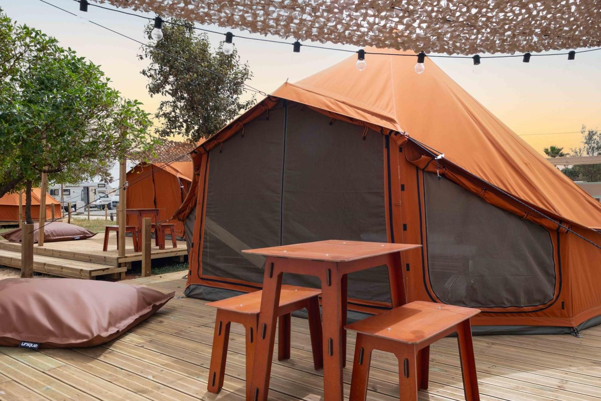Glamping Camp Luxuszelt Distrikt Faro